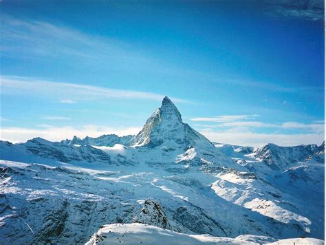 The Matterhorn Switzerland Matterhorn Mountains Mountain Landscape