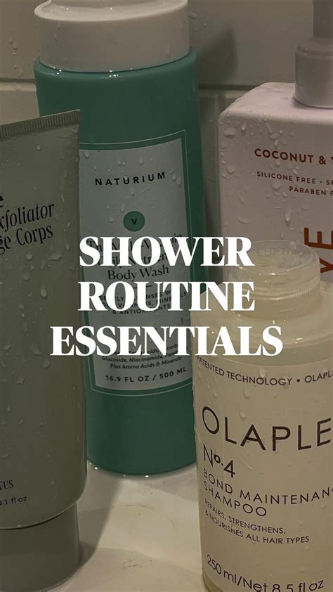 Shower Routine Essentials Body Wash Skin Care Routine Effective Skin Care Products