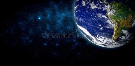 Planeta Tierra Globo Vista Desde El Espacio Que Muestra La Superficie