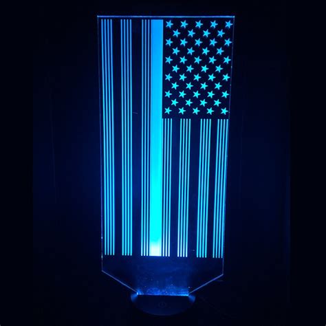 American Flag Led Night Light Etsy