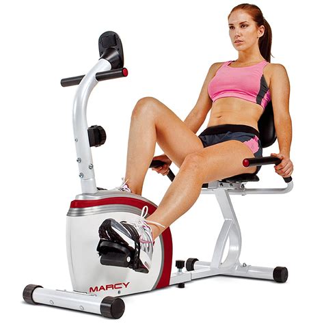 Marcy Magnetic Resistance Stationary Recumbent Exercise Bike Walmart Com