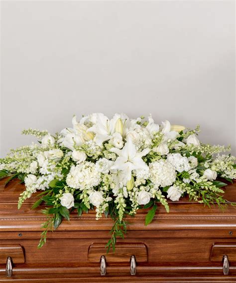 Traditional Elegance Casket Spray Funeral Flowers Casket Flowers