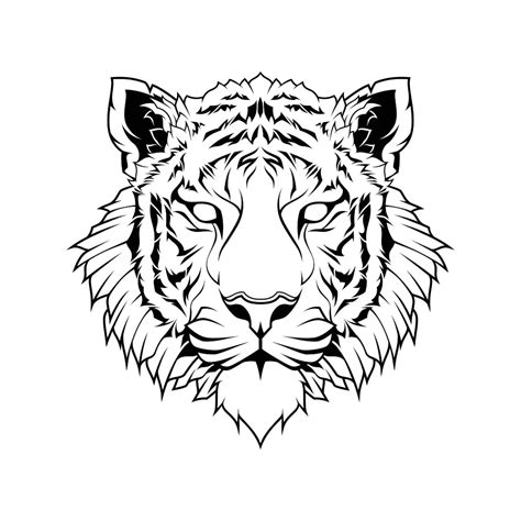 Tiger Face Tattoo Big Cat Tattoo Tiger Tattoo Design Geometric Tiger