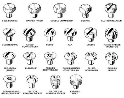 Different Types Of Screws And Their Uses Screws And Bolts Easy