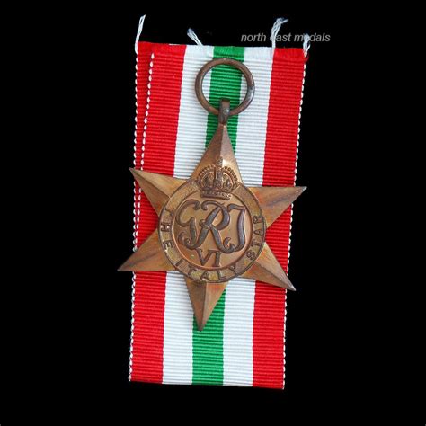 Ww2 Italy Star Medal British Badges And Medals
