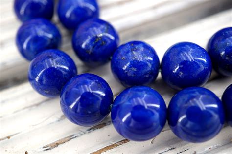 Lapis Lazuli Round Beads 12mm Etb01540 Healing Etsy Round Beads