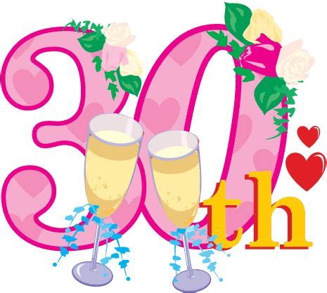 Purchases made through links on this page may earn us a commission. 30th Wedding Anniversary Clip Art | 30th anniversary ...