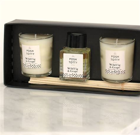 Reed Scented Diffuser And Candle Set By Posh Totty Designs Interiors