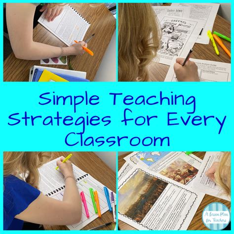 Simple Teaching Strategies For Every Classroom A Lesson Plan For Teachers