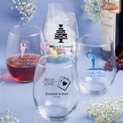 Personalized 15 Oz Stemless Wine Glasses Famous Favors