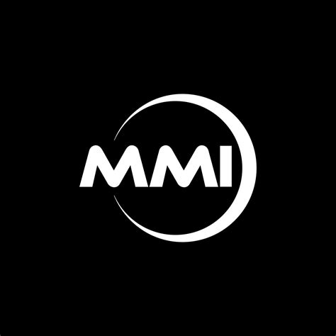 MMI letter logo design in illustration. Vector logo, calligraphy