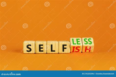 Selfish Or Selfless Symbol Psychologist Turns Cubes And Changes The