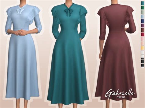 Historical Maids Sims 4 Dresses Sims 4 Challenges Sim