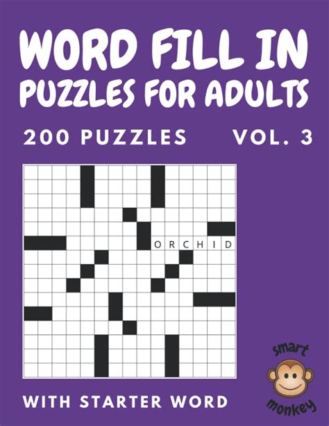 Buy Word Fill In Puzzles For Adults Vol 3 Fill In Puzzle Book 200