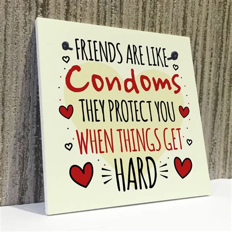 When the card has already said it all or you just feel like keeping things short and sweet, a few short, sweet words might be the way to go. Funny Rude Best Friend Birthday Card Friendship Sign Novelty