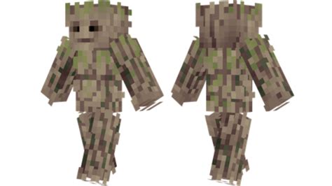 Groot Marvel Minecraft Skin Minecraft Marvel Skins For Minecraft Pe