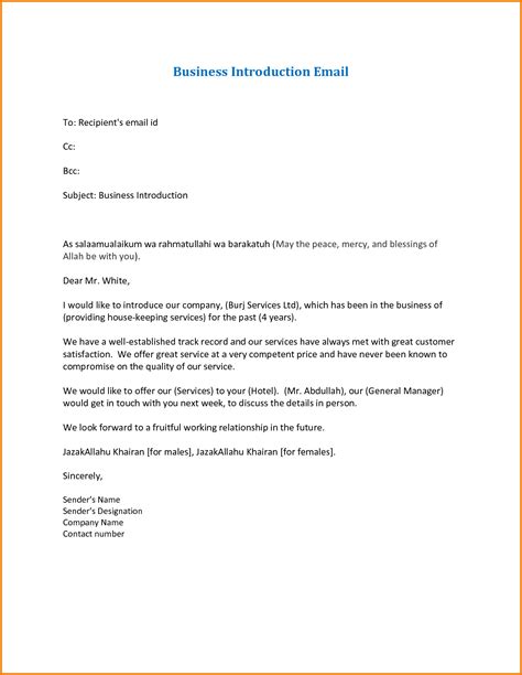 Maybe you would like to learn more about one of these? company introduction email template letter civil contractor formal format | Mail template ...