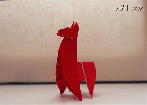 Origami Llama By Geoffreygiraffe On Deviantart Origami Llama