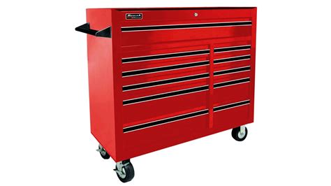 Homak 41in Pro Series Rolling Cabinet W 11 Drawers