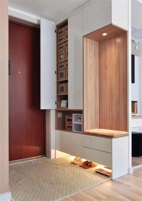 The door might actually be a pullout bin that can easily. The design of the entry cabinet, shoe bench + shoe cabinet ...