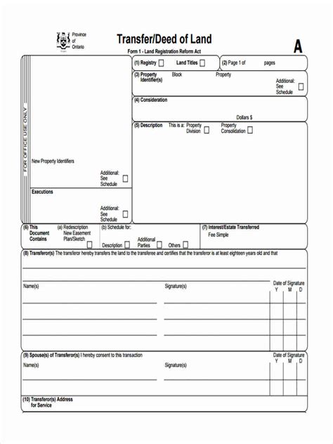 Free 6 Land Transfer Form Samples In Pdf Ms Word