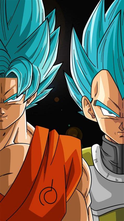 Super Saiyan Blue Goku And Vegeta Vs Legendary Super Saiyan Blue Broly