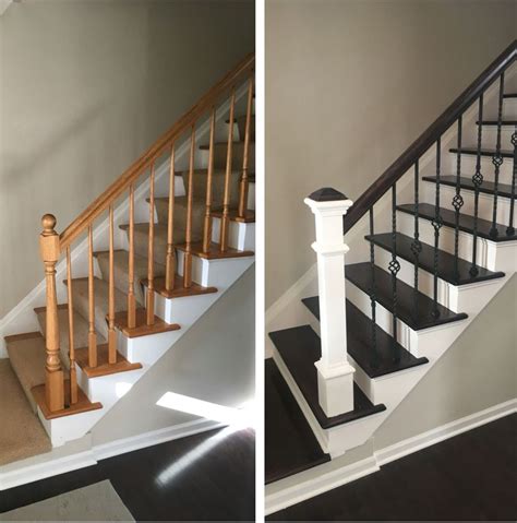 Cool Diy Staircase Railing Makeover References Enearth