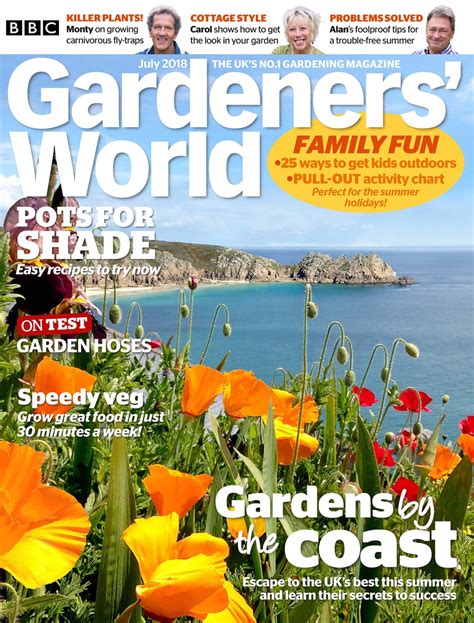 Gardeners World Magazine July 2018 Subscriptions