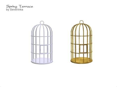 Severinkas Spring Terrace Cage With Images Sims 4 Clutter Sims