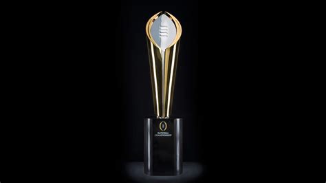 College Football Playoff Trophy Unveiled Espn