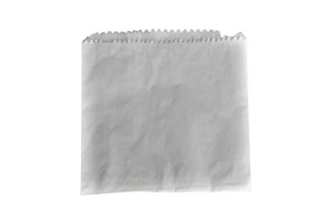 Greaseproof White Paper Bag Square Tpm Packaging