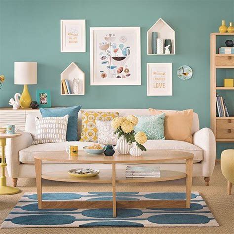 Spruce up your living room with the color green for a refreshing nod to nature. Living Room Ideas Teal Teal Blue and Oak Living Room ...