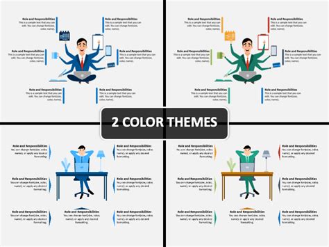 Person With Roles Powerpoint Template Ppt Slides
