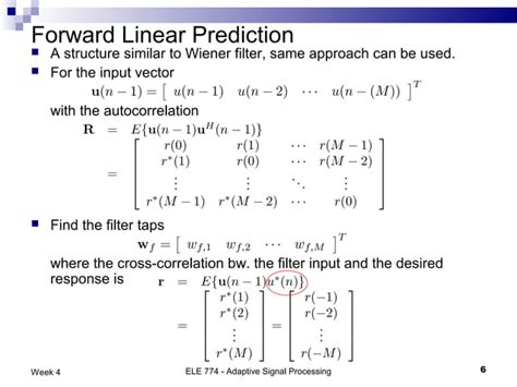 Linear Prediction Ppt