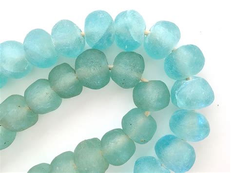 A Strand Of Beautiful Recycled Sea Glass Beads For All Of Your Coastal Decorating Ideas And A