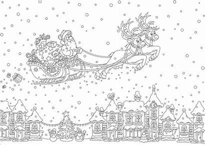 Coloring Christmas Pages Printable Adults Holidays Tip