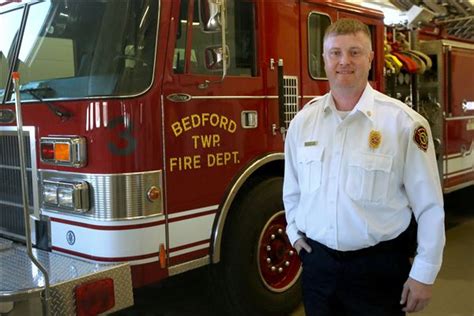 New Bedford Twp Fire Chief Jumps Into Role The Blade