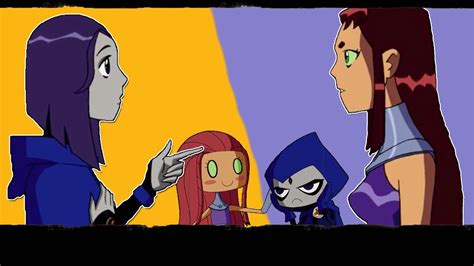 That Time Raven And Starfire Swapped Bodies Teen Titans Ep 7 Youtube