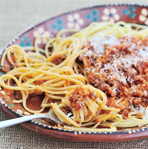 Recette Spaghettis à la bolognaise