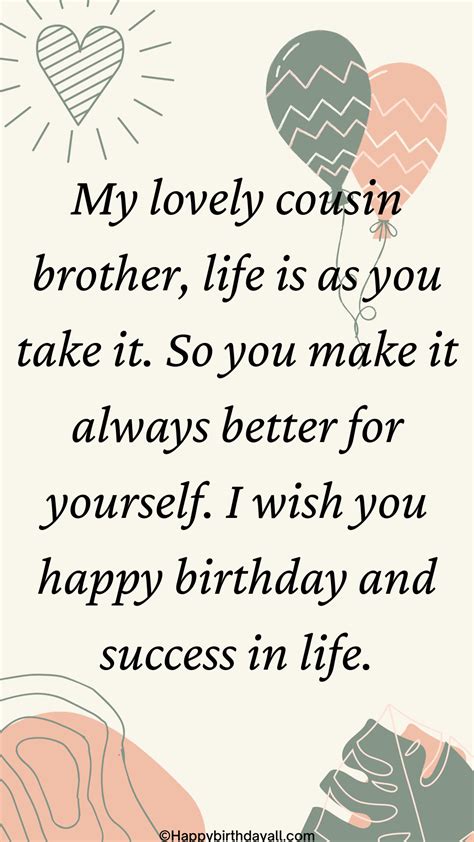Heart Warming Birthday Wishes For Cousin Brother Happy Birthday Brother Wishes Happy Birthday