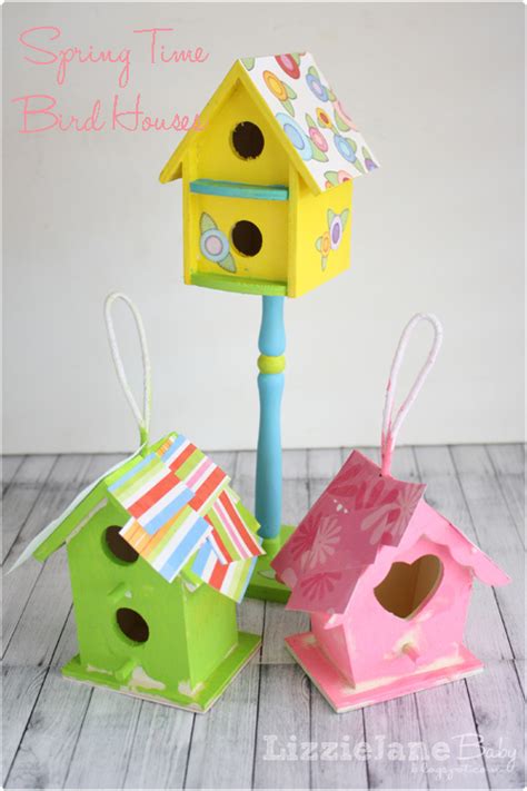 Birdwatching is a great outdoors activity, and by adding birdhouses to your. Spring Time Bird Houses - Liz on Call