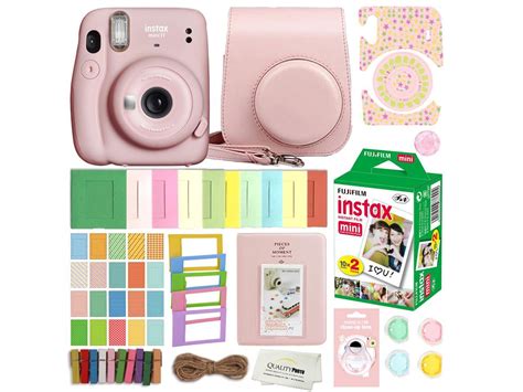 Fujifilm Instax Mini 11 Instant Camera Blush Pink With Case 20