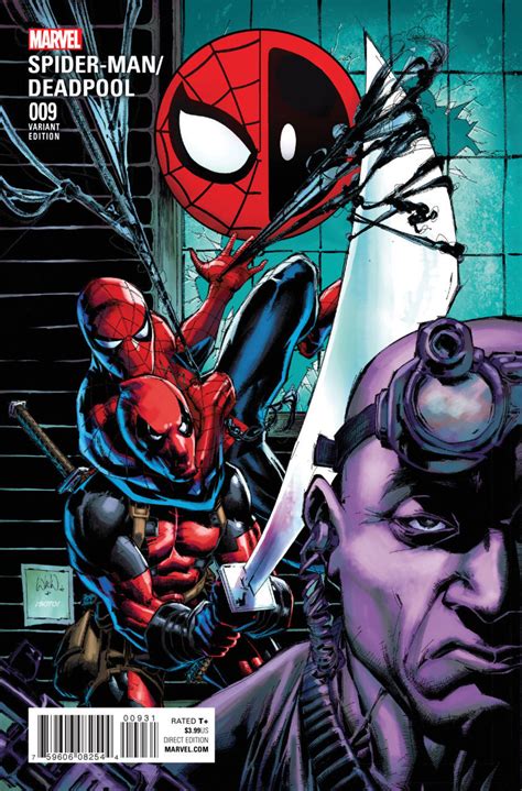 Spider Mandeadpool 2016 9 Vfnm Classic Variant Cover