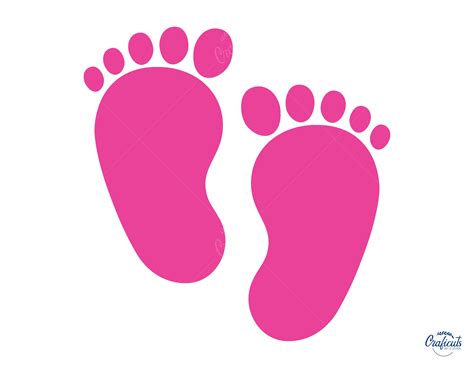 Baby Foot Print Clipart
