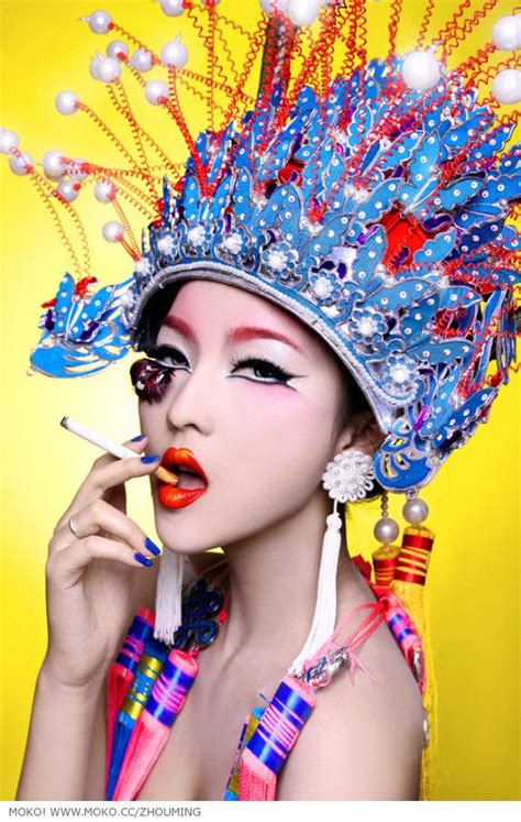 Costume And Makeup Inspire By The Chinese Opera Chinese Opera Asian