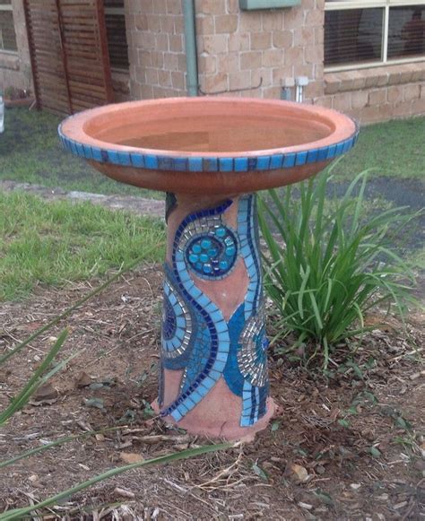 Get the tutorial at instructables. Make your own mosaic bird bath | The Owner-Builder Network