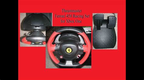 Thrustmaster Ferrari 458 Racing Set Xbox One Youtube