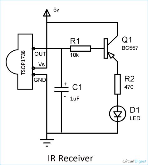 Ir Receiver Circuit Diagram Electronic Circuit Projects Electronic