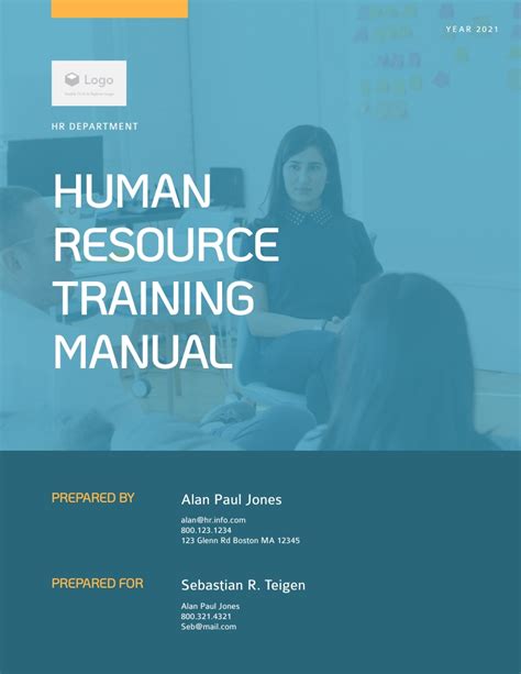 Human Resources Manual Template