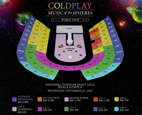 Showbiz Coldplay Kl Concert Ticket Prices Out Now New Straits Times